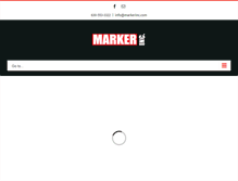 Tablet Screenshot of markerinc.com